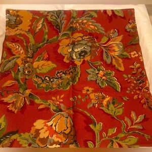 New Pottery Barn Natalie Floral Linen Pillow Cover, 24” 2010 Vintage PB